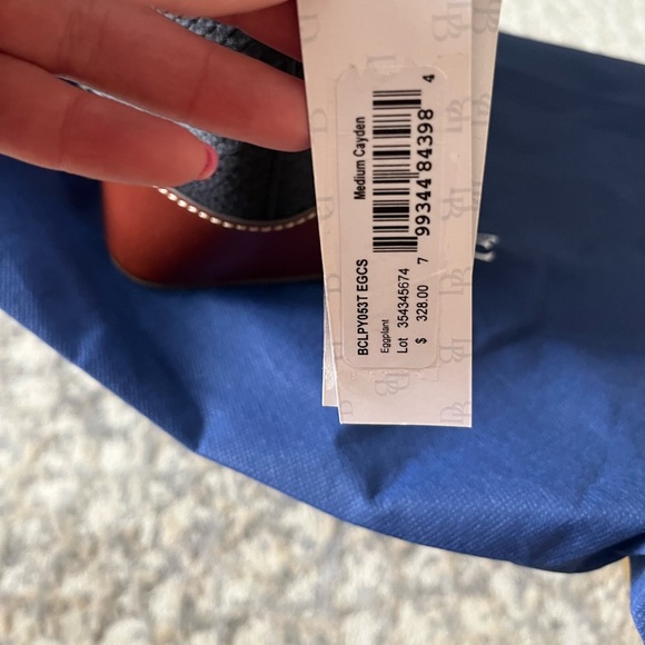 NWT Dooney & Bourke Claremont Phyton Medium Cayden Bag, Genuine Leather, Black - Picture 4 of 9